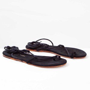 TKEES Jo Lace Up Suede Sandal